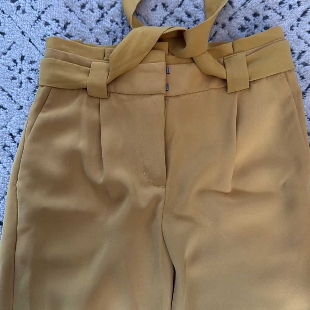 Express Ankle Chic Mustard Yellow High-Waisted Trousers
Size 00R - Picture 4 of 13